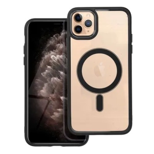 Color Edge Mag Cover case compatible with MagSafe for IPHONE 11 PRO MAX black